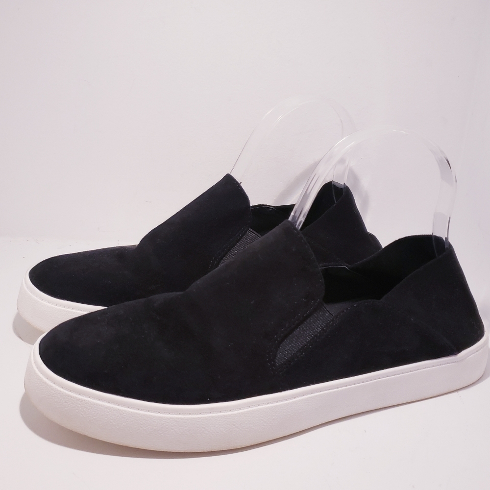 Steve Madden Fayna Black Slip On Sneakers - Picture 2 of 8
